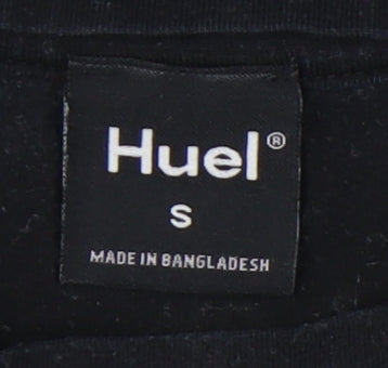 Mens UK Size S Huel Black  T-Shirt