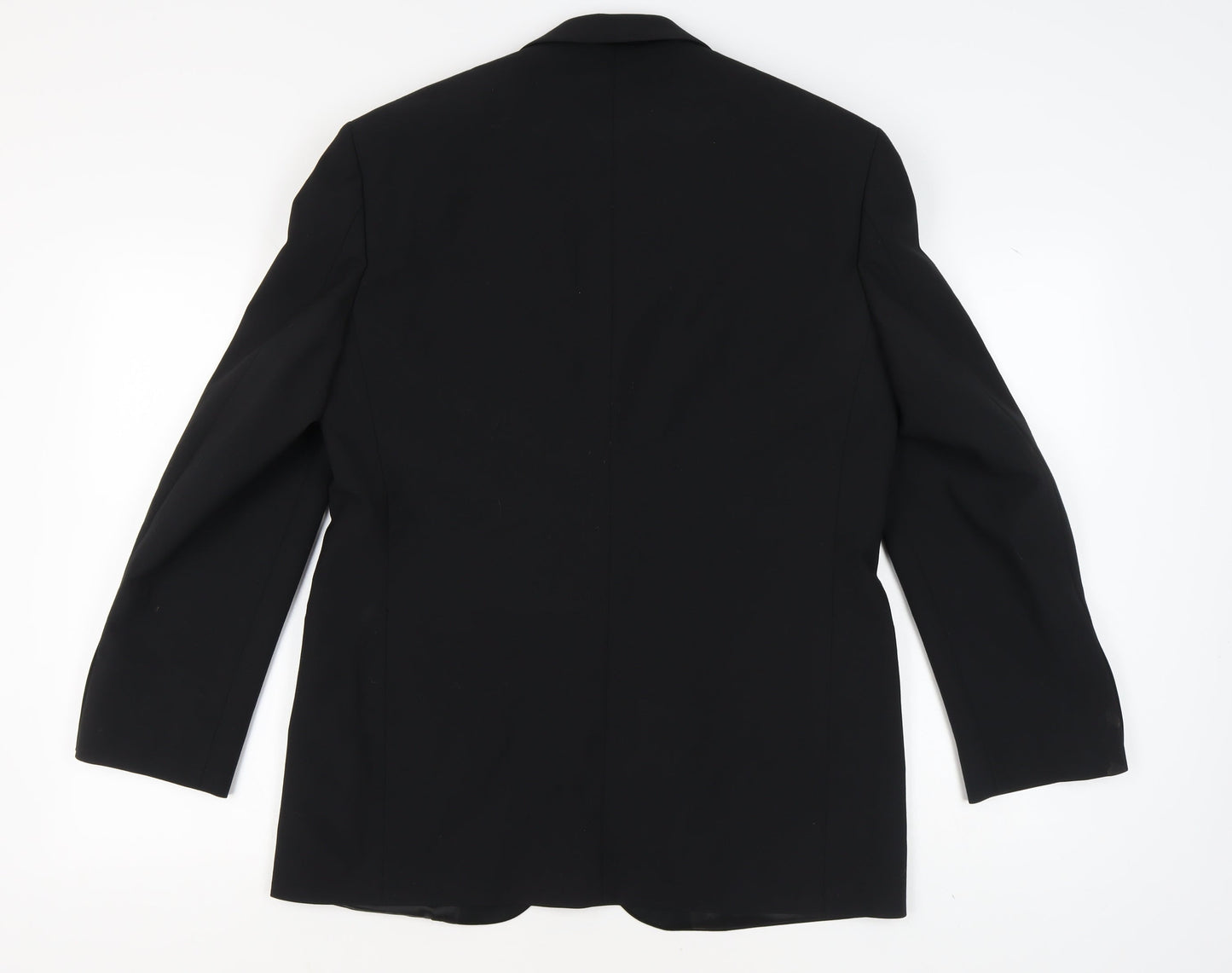 Mens UK Size 40 Marks and Spencer Regular Black Suit Tuxedo