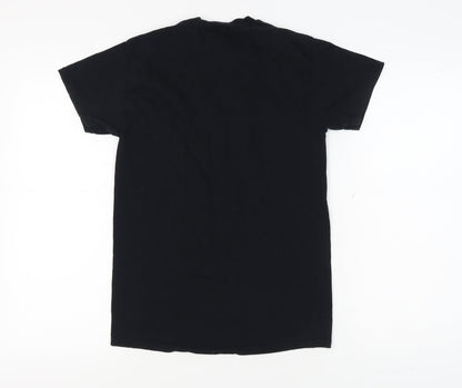 Unisex Adults UK Size S The Beatles Black Basic T-Shirt