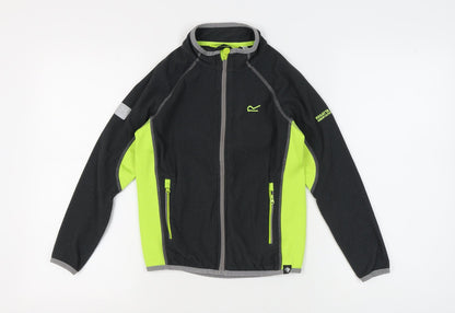 Regatta Black Unisex Kids Track Jacket 9-10 Years