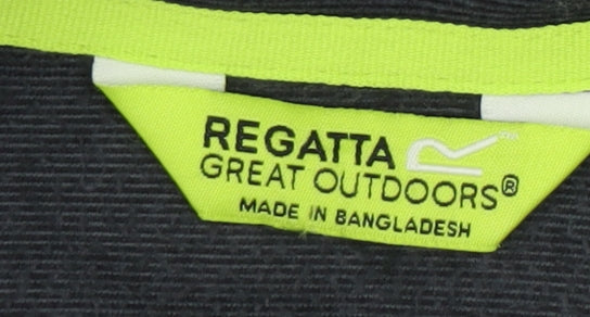 Regatta Black Unisex Kids Track Jacket 9-10 Years