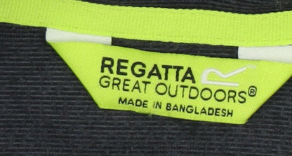 Regatta Black Unisex Kids Track Jacket 9-10 Years