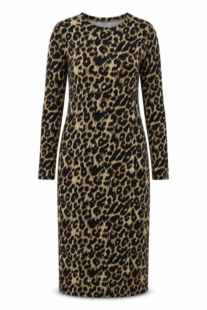 New Look Women's Leopard Print Dress Size 8