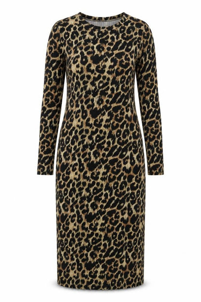 New Look Women's Leopard Print Dress Size 8