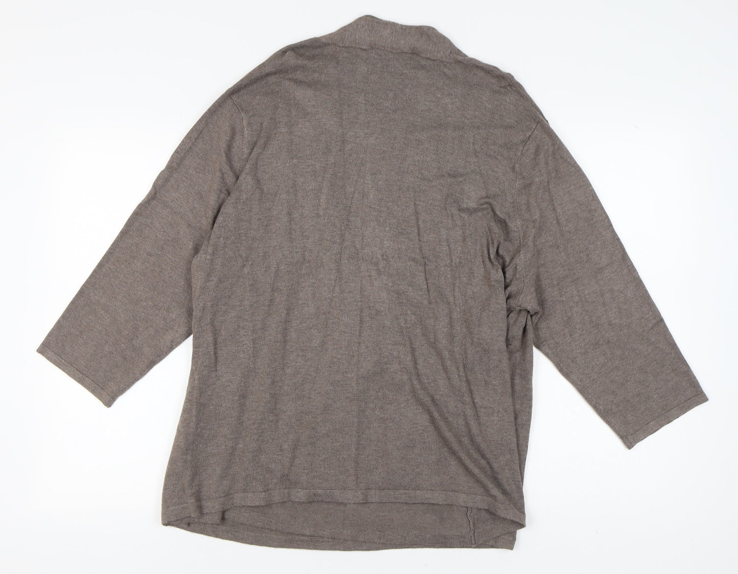 Womens UK Size XL Windsmoor Brown Wrap Jumper