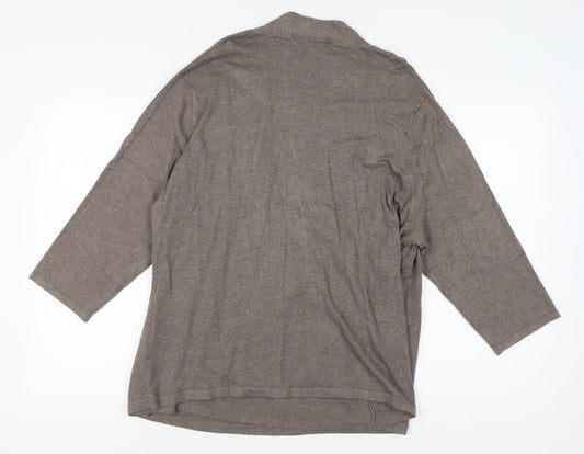 Womens UK Size XL Windsmoor Brown Wrap Jumper