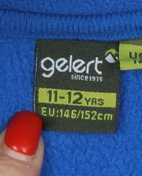 Gelert Boys' Blue Fleece Jacket, 11-12 Yrs, Full Zip Casual