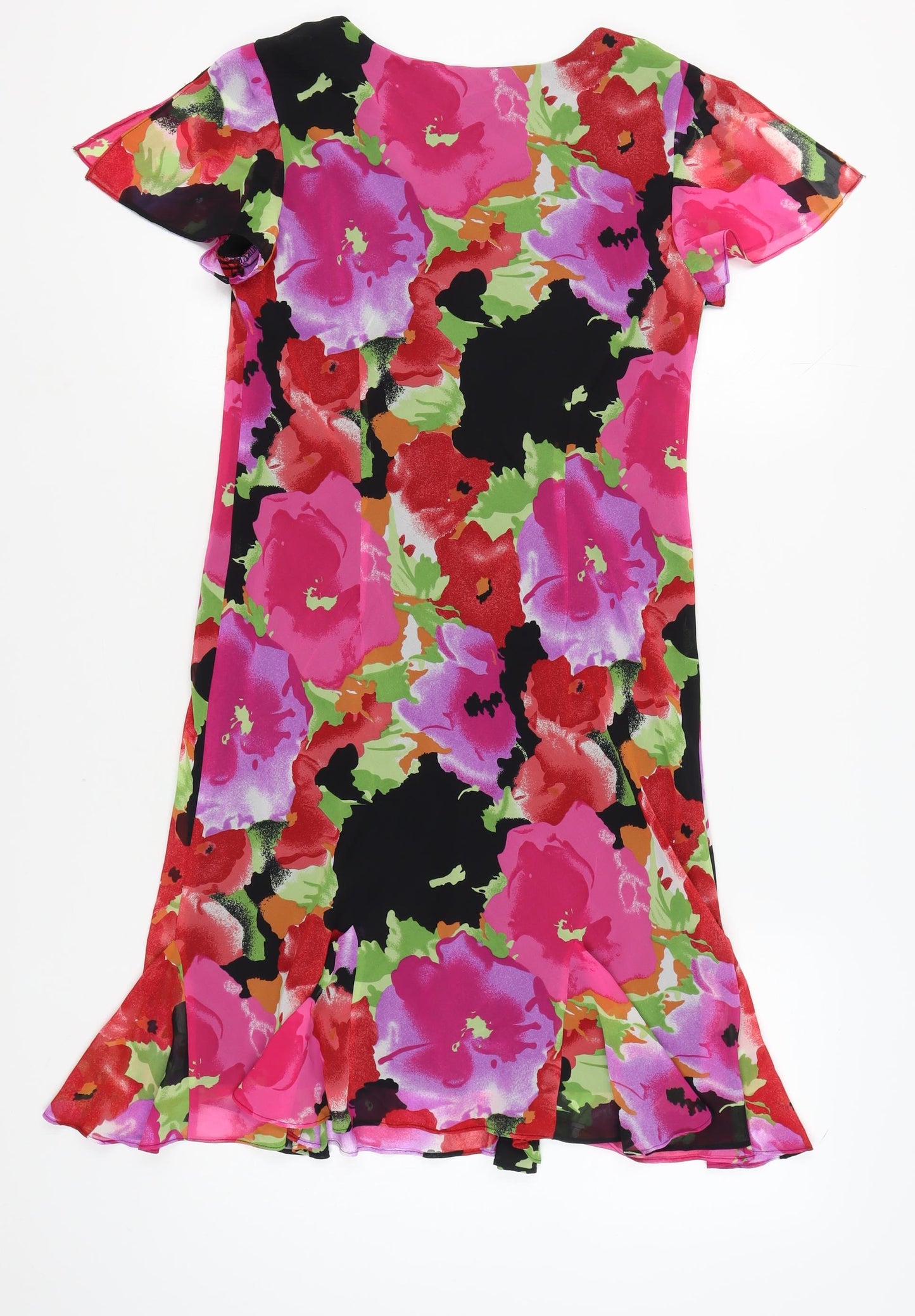 Positive Attitude Women’s Multicoloured Floral Dress Size 12