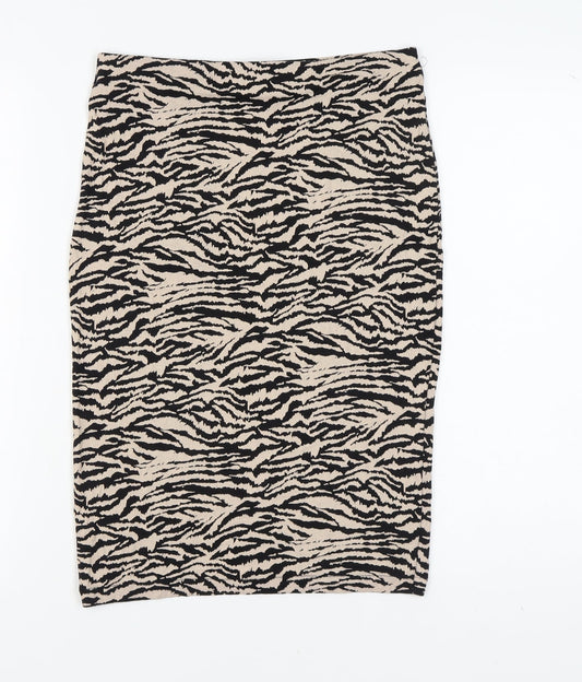 Dorothy Perkins Women's Animal Print Pencil Skirt 10