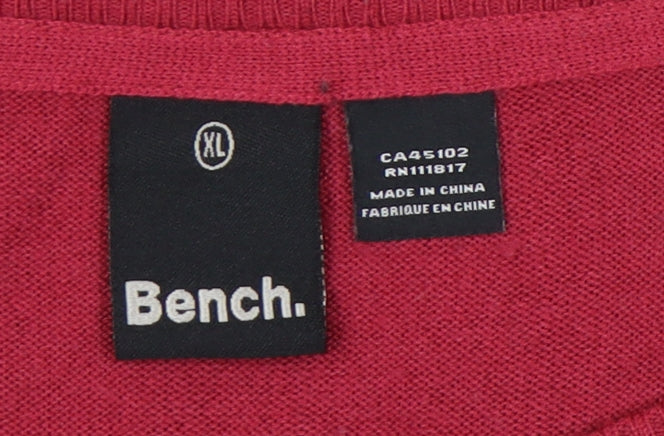 Bench Red Knit Pullover Jumper size XL