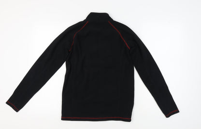Mountain Warehouse Boys' Black Fleece Jacket Size 13 Years