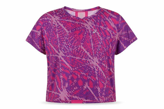 Womens UK Size L ASICS Multicoloured Running & Jogging T-Shirt