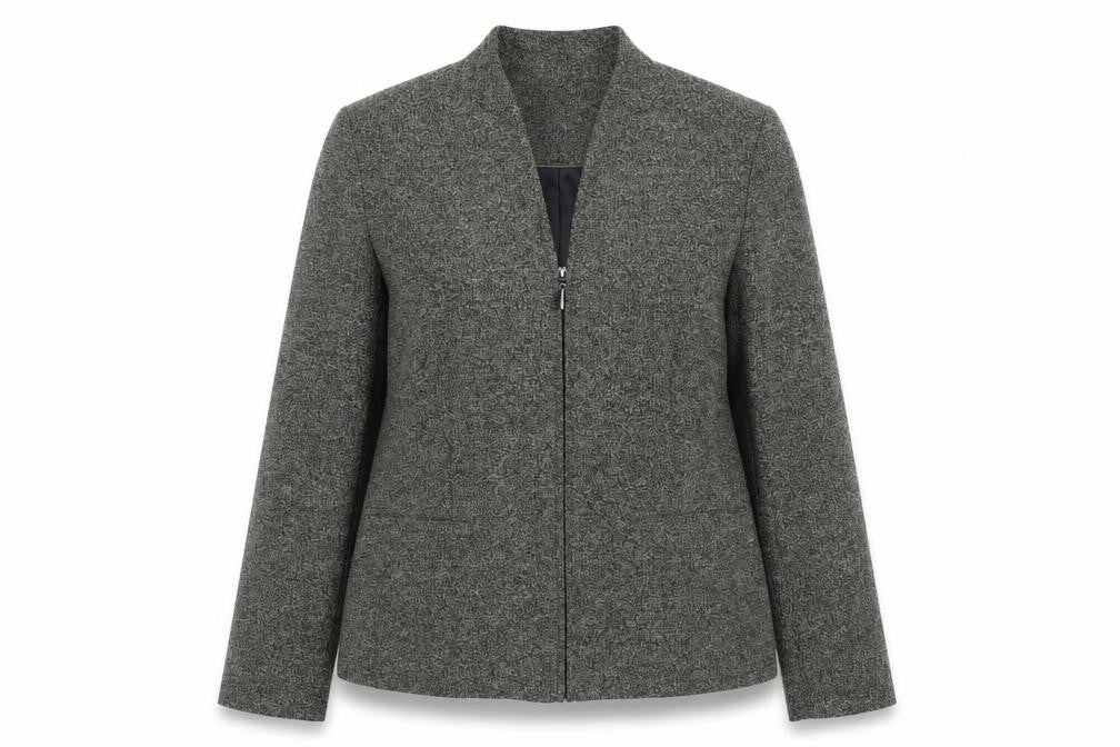 Womens UK Size 10 Eastex Grey Basic Jacket