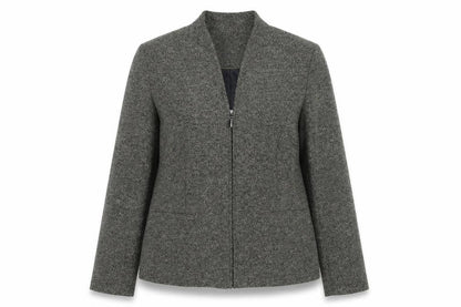 Womens UK Size 10 Eastex Grey Basic Jacket
