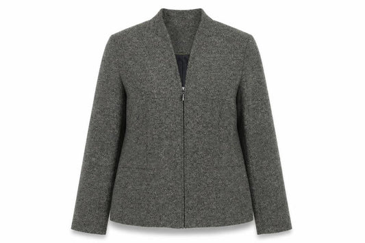 Womens UK Size 10 Eastex Grey Basic Jacket