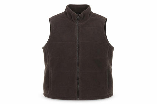 Womens UK Size XL Lands' End Brown Gilet