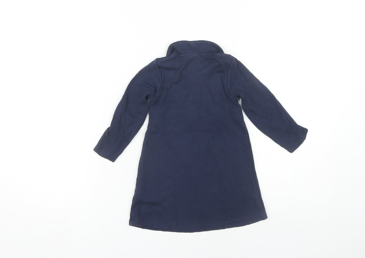 Jasper Conran Girls Blue Shirt Dress 18-24 Months