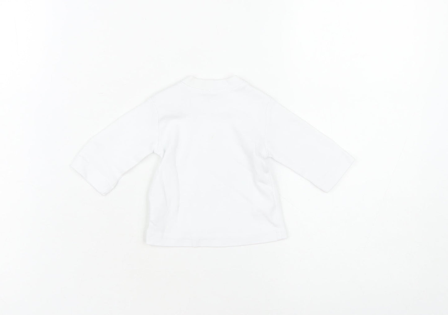 Ralph Lauren Unisex Baby White Long Sleeve Top