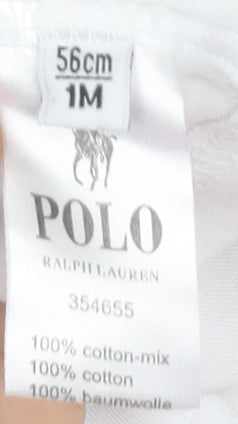 Ralph Lauren Unisex Baby White Long Sleeve Top