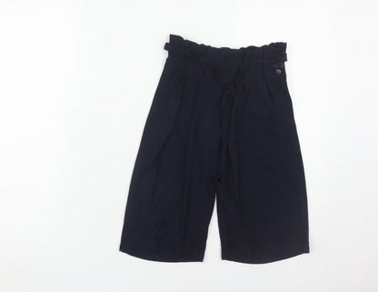 Jasper Conran Girls Black Paperbag Trousers 5-6 Years