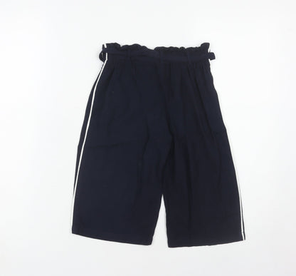 Jasper Conran Girls Black Paperbag Trousers 5-6 Years