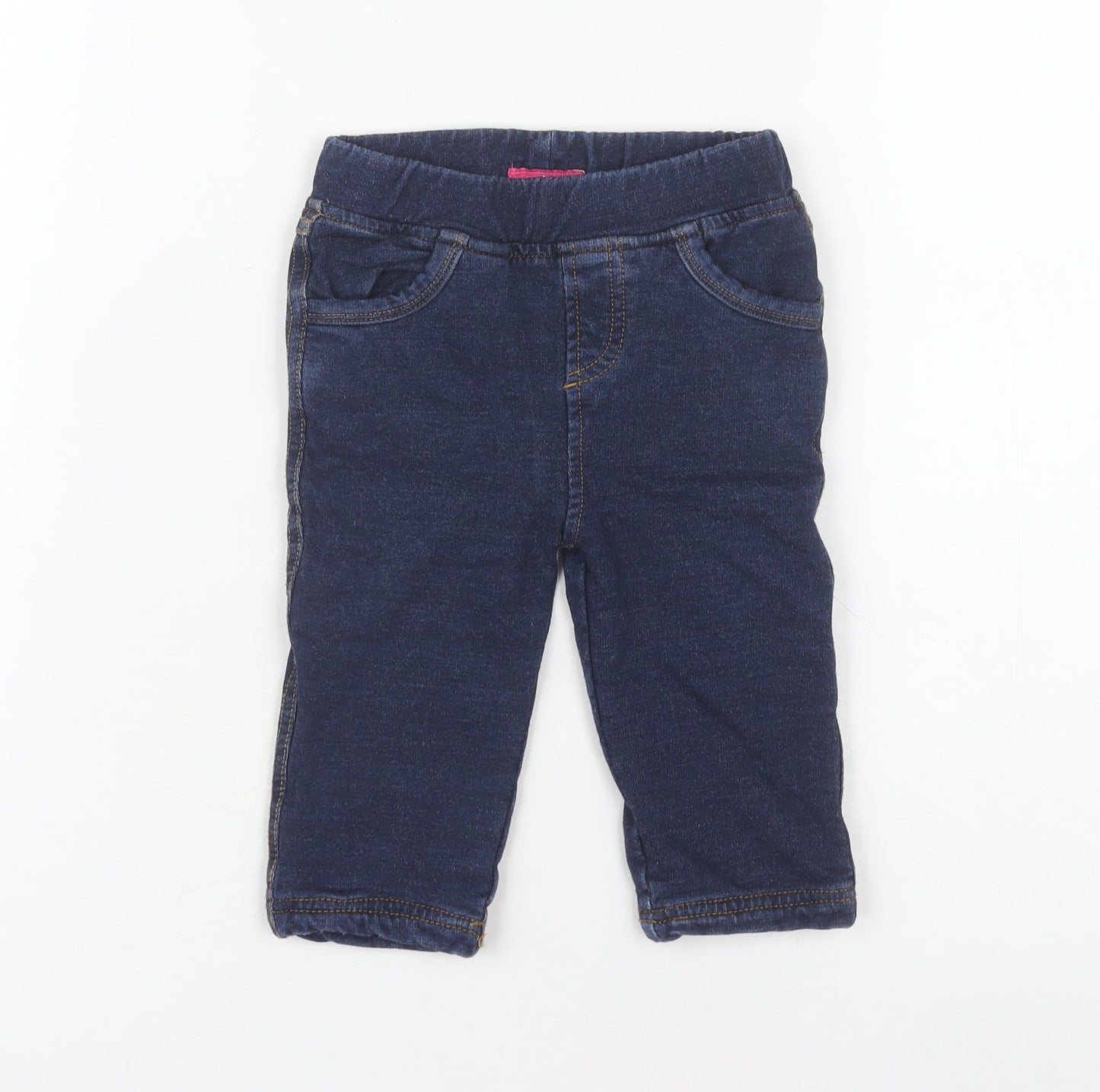 Joules Unisex Baby Blue Jogger Jeans, 9-12 Months, Elastic Waist