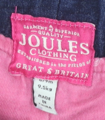 Joules Unisex Baby Blue Jogger Jeans, 9-12 Months, Elastic Waist
