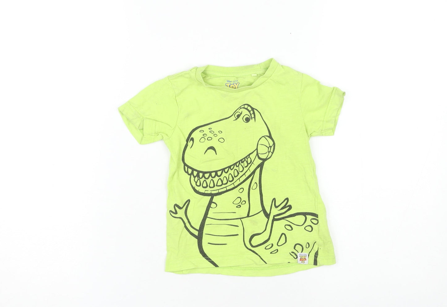 Disney Pixar Unisex Green Toy Story T-Shirt 12-18 Months