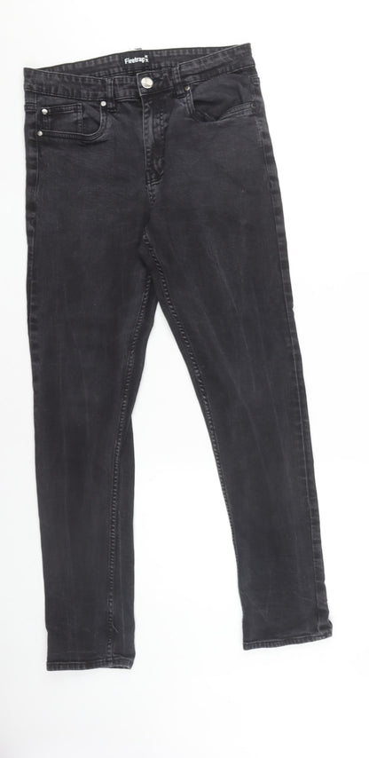 Firetrap Men's Black Skinny Jeans Size 34