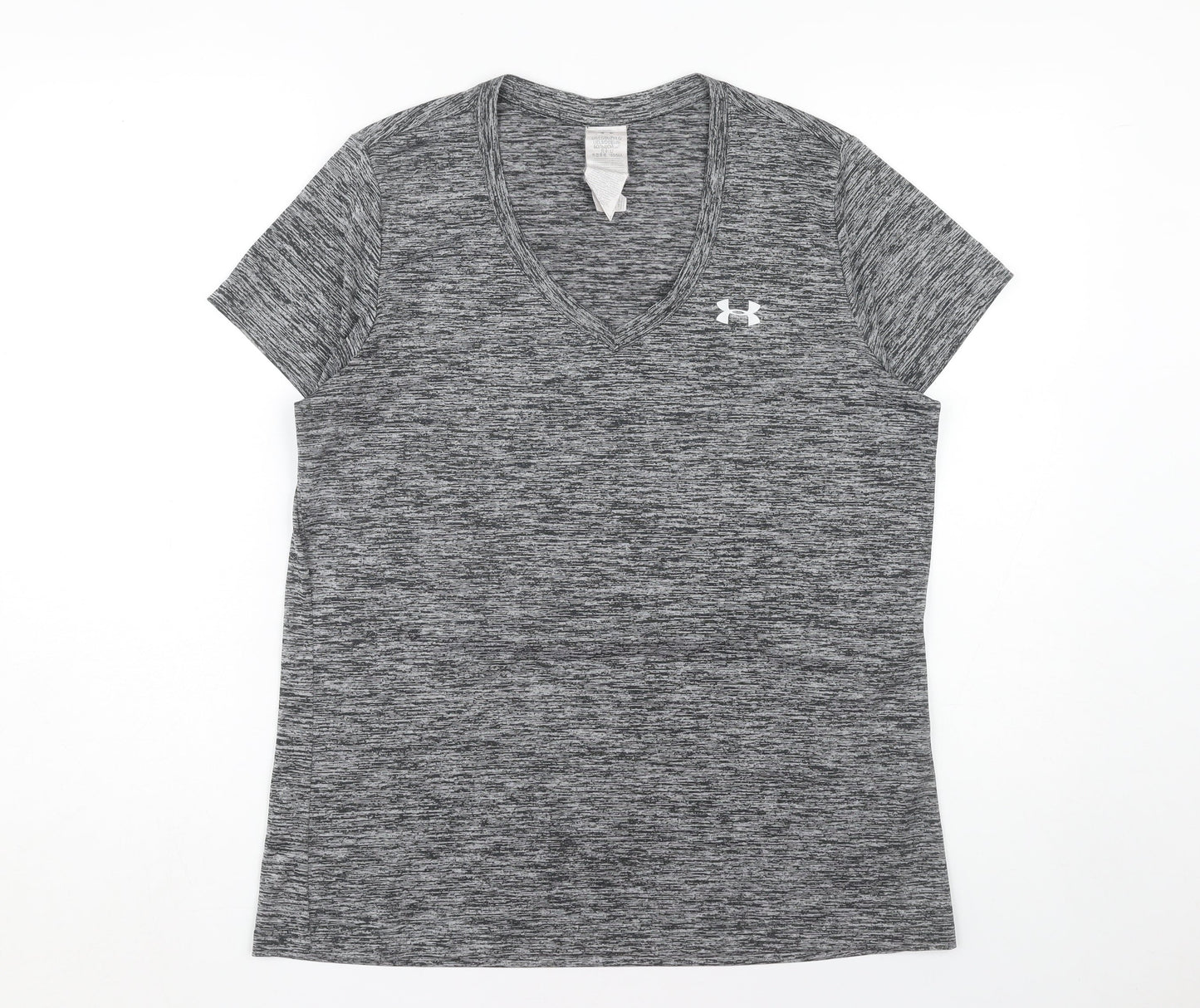 Under Armour Women's Grey T-Shirt - Size L
