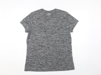 Under Armour Women's Grey T-Shirt - Size L