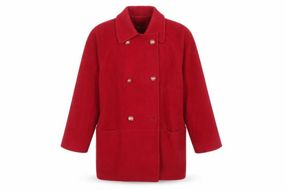 Womens UK Size 12 Eastex Red Basic Coat