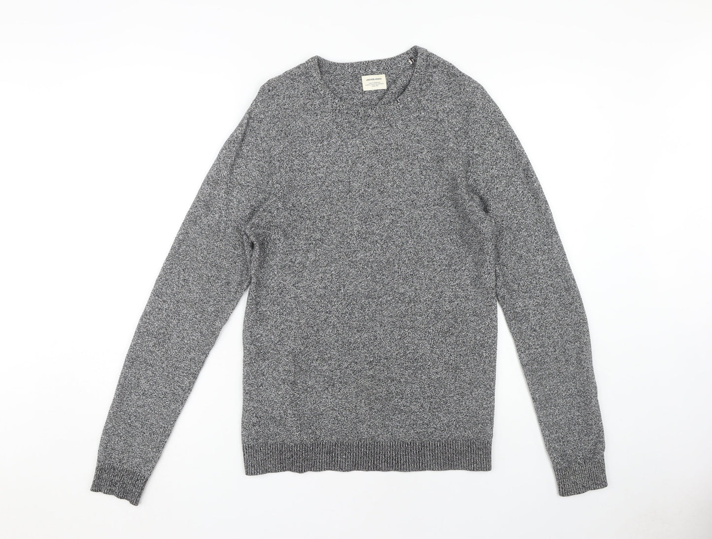 Jack & Jones Men's Grey Pullover Jumper Size S