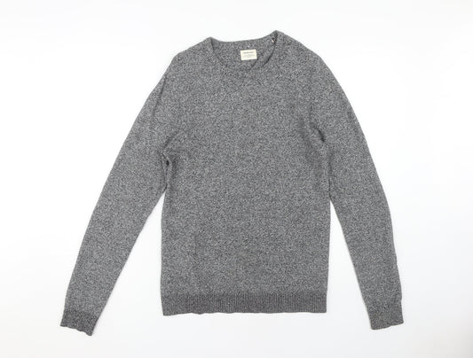 Jack & Jones Men's Grey Pullover Jumper Size S