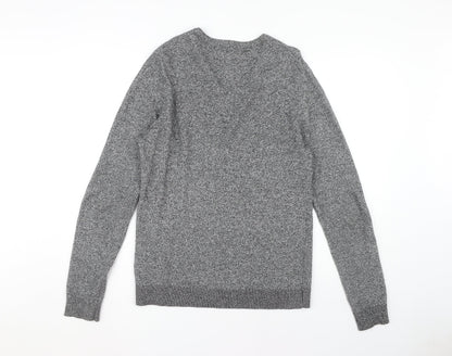 Jack & Jones Men's Grey Pullover Jumper Size S
