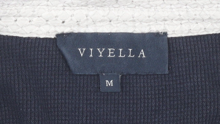 Unisex Adults UK Size M Viyella Blue Basic Polo