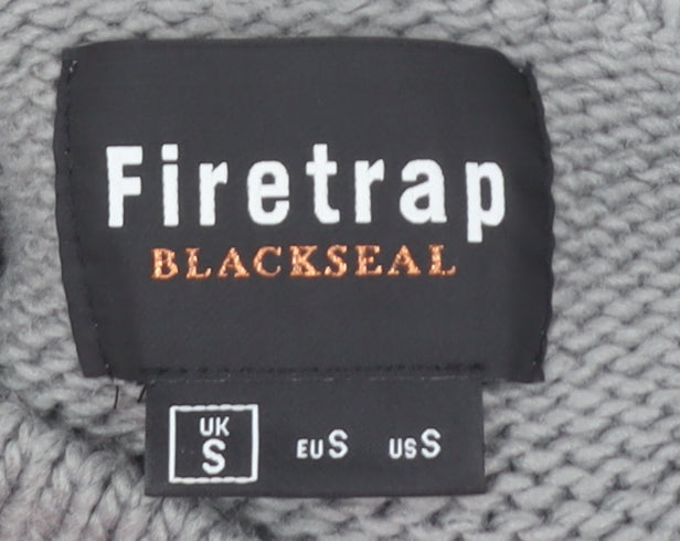 Womens UK Size S Firetrap Grey Pullover Jumper