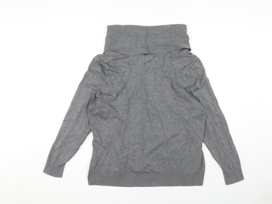 Alexon Women's Grey Cowl Neck Pullover Jumper XL