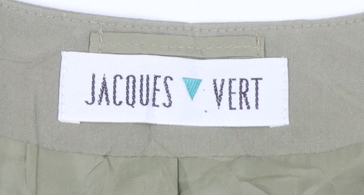 Jacques Vert Women's Green Short Sleeve Blazer Size 14