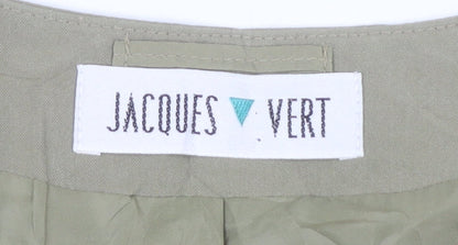 Jacques Vert Women's Green Short Sleeve Blazer Size 14