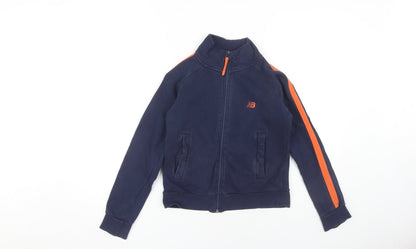 New Balance Boys Blue XS Full Zip Sweatshirt