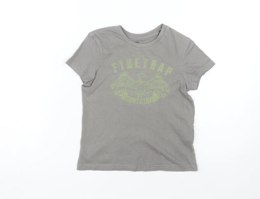Firetrap Boys Grey Graphic Print T-Shirt 5-6 Years