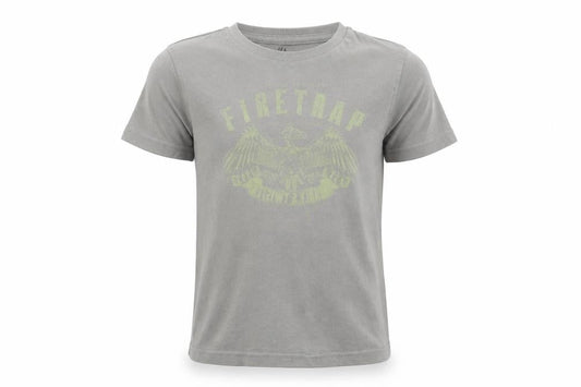 Firetrap Boys Grey Graphic Print T-Shirt 5-6 Years