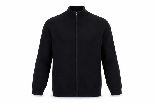 Great Plains Men's Black Full Zip Jumper L