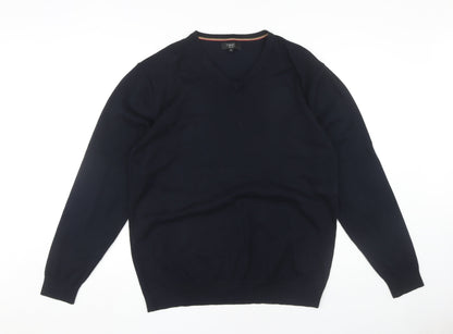 Next Men's Black XL V-Neck Pullover Jumper