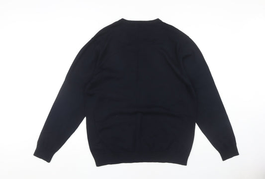 Next Men's Black XL V-Neck Pullover Jumper