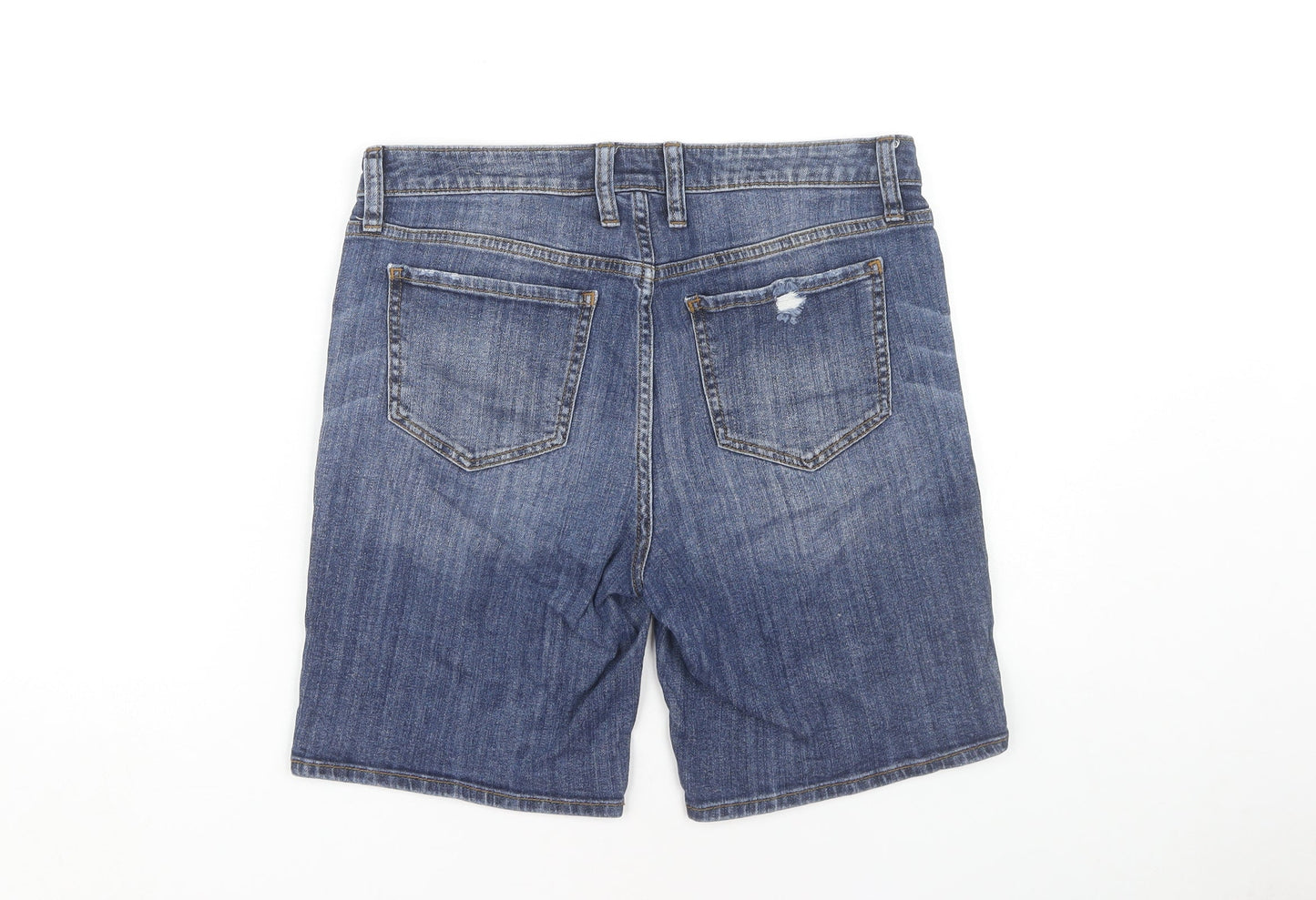 JCP Women's Blue Bermuda Shorts, Size 4, Casual Comfort