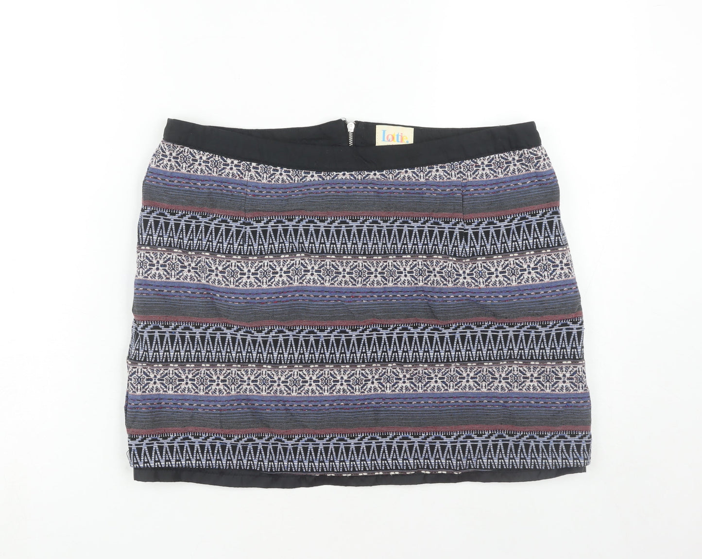 Lottie Women's Geometric Skirt, Size 14, Multicoloured