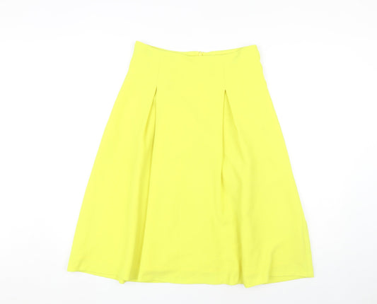 Miss Selfridge Women’s Yellow Zip Skirt Size 8