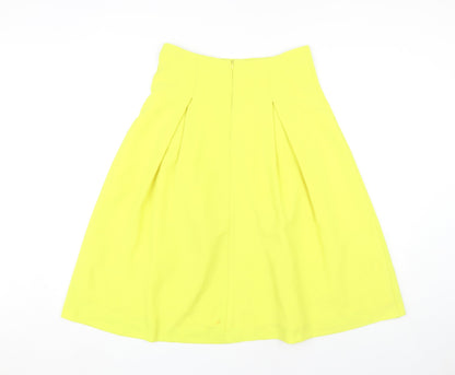Miss Selfridge Women’s Yellow Zip Skirt Size 8